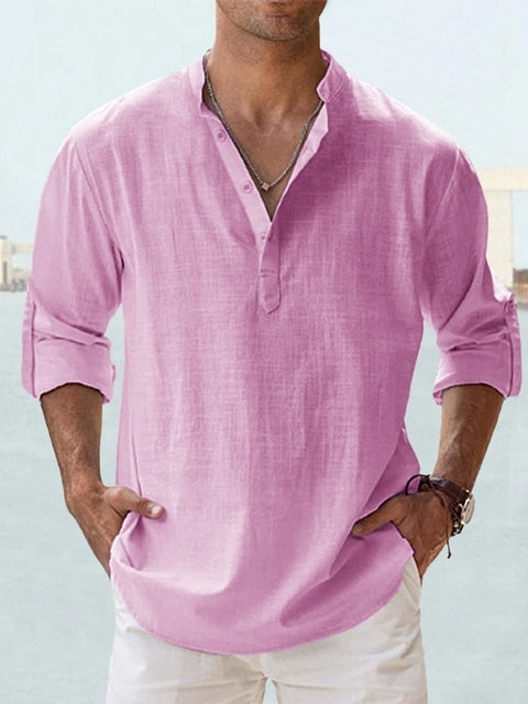Lenoir™ | Breathable White Linen Shirt