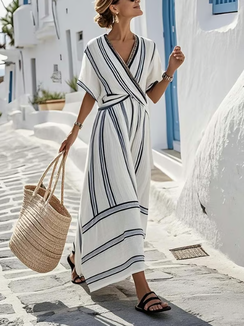 Lila™ | Effortless White Linen Dress