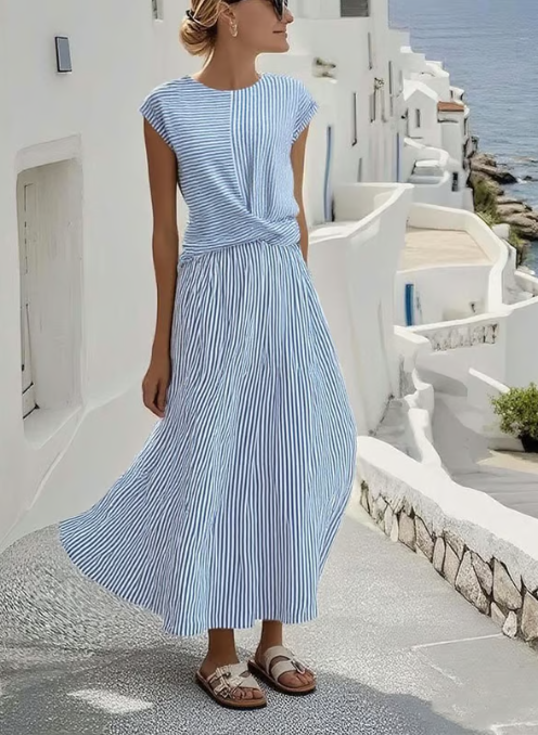 Lila™ | Effortless White Maxi Dress for Summer Elegance