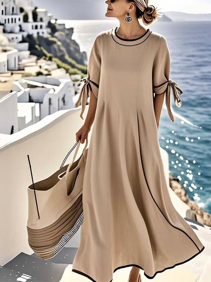 Lily™ | Elegant Linen Dress