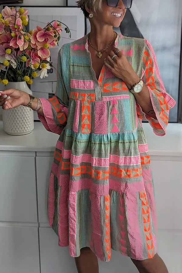 Lola | Patterned Spring Dress