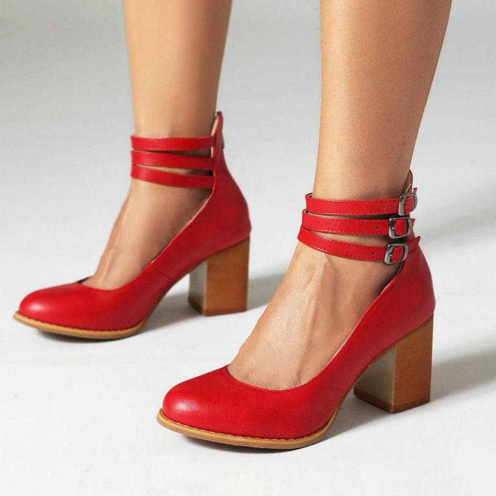 Madison Block Heels - Stylish Comfort & Stability for Women