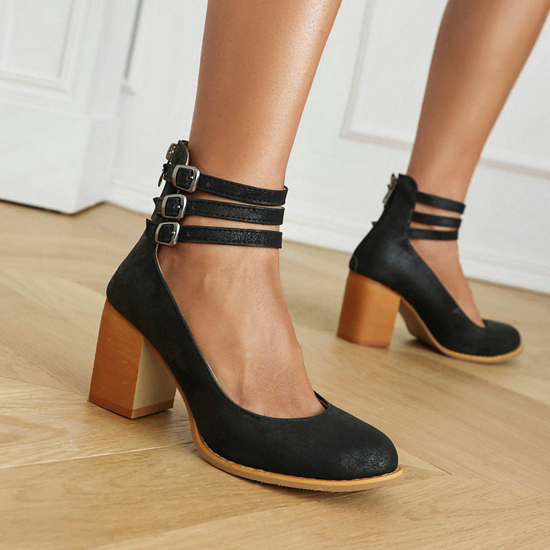 Madison Block Heels - Stylish Comfort & Stability for Women