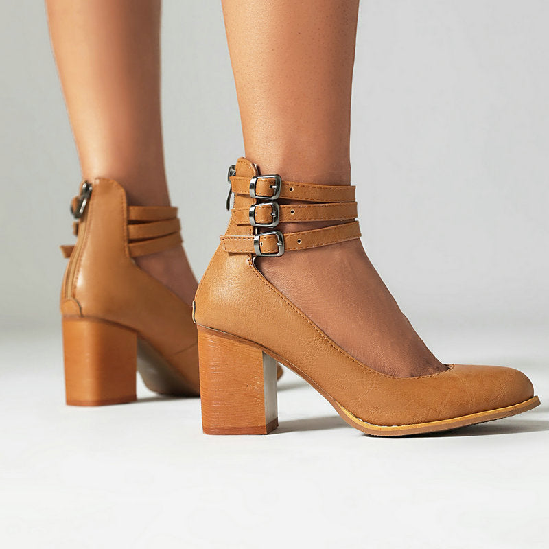 Madison Block Heels - Stylish Comfort & Stability for Women