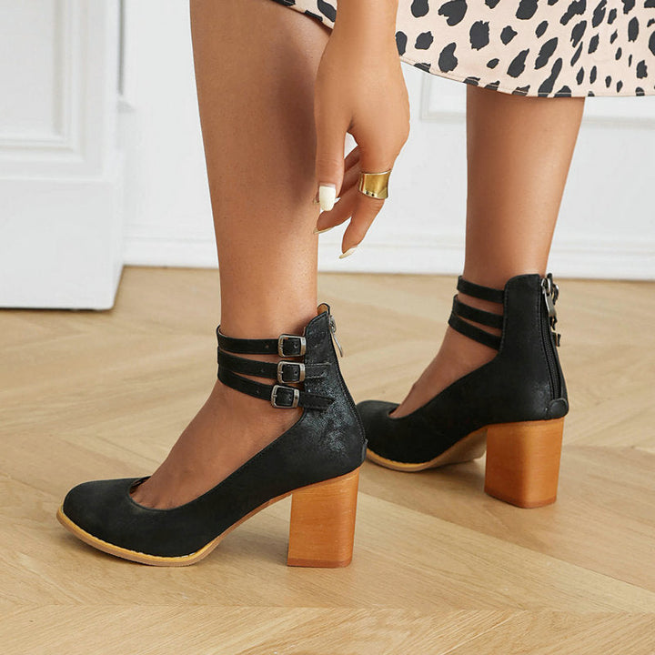 Madison Block Heels - Stylish Comfort & Stability for Women