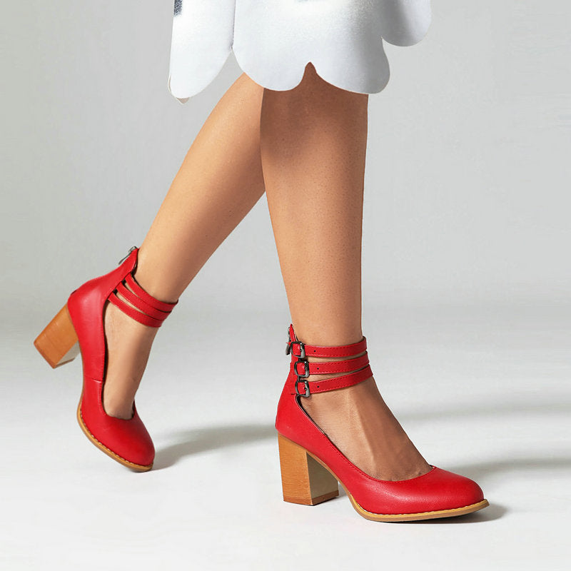 Madison Block Heels - Stylish Comfort & Stability for Women