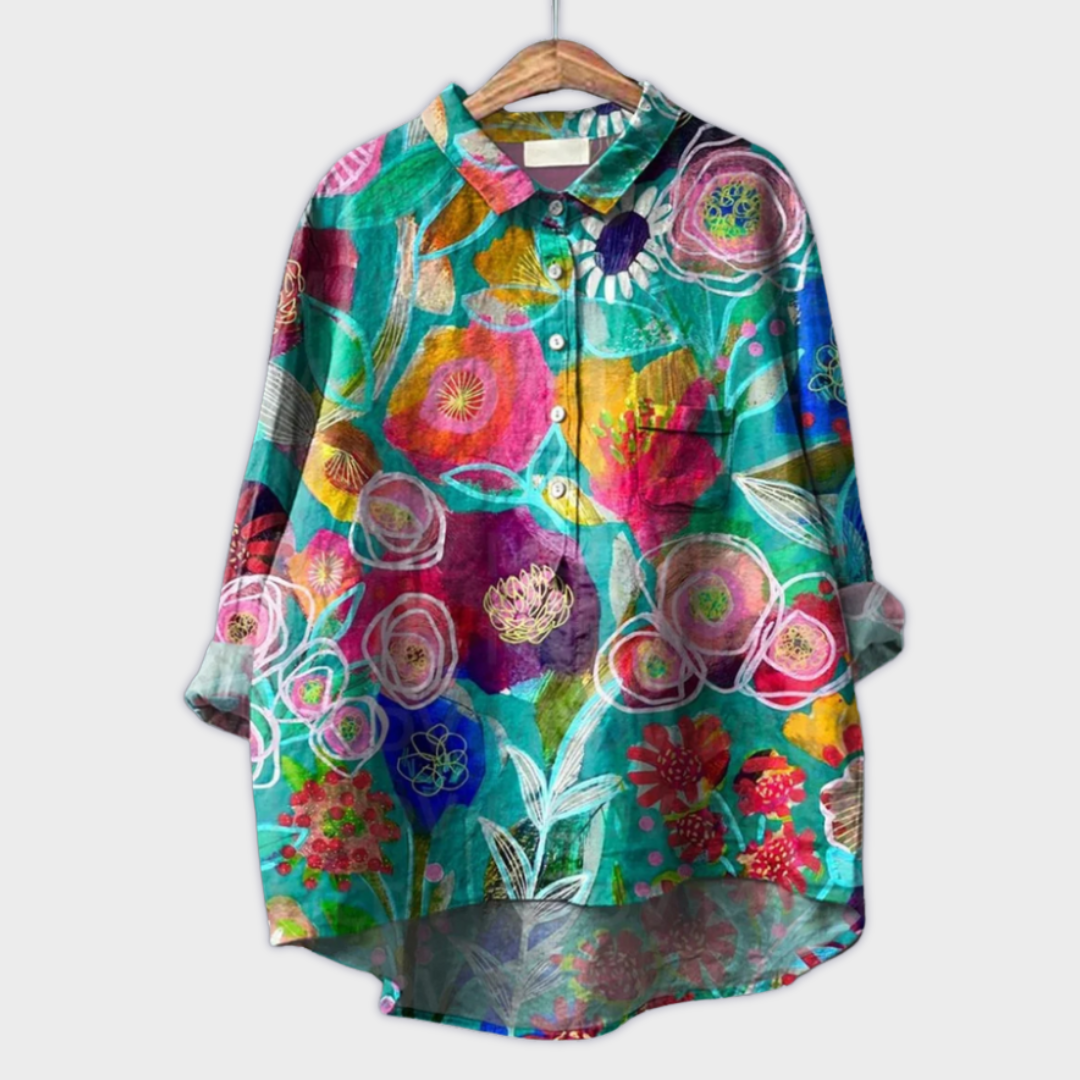Magdalena™ | Handmade Floral Womens Blouse