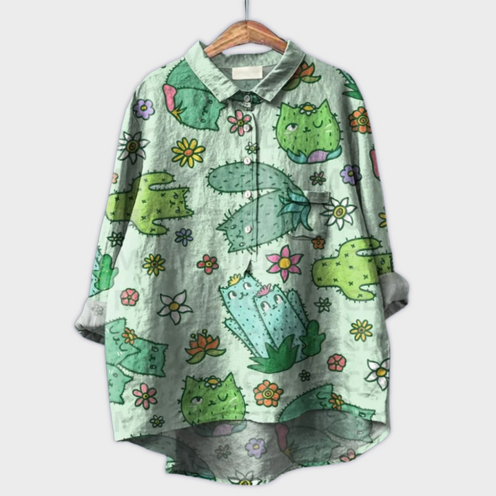 Magdalena™ | Handmade Floral Womens Blouse
