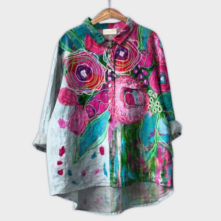 Magdalena™ | Handmade Floral Womens Blouse