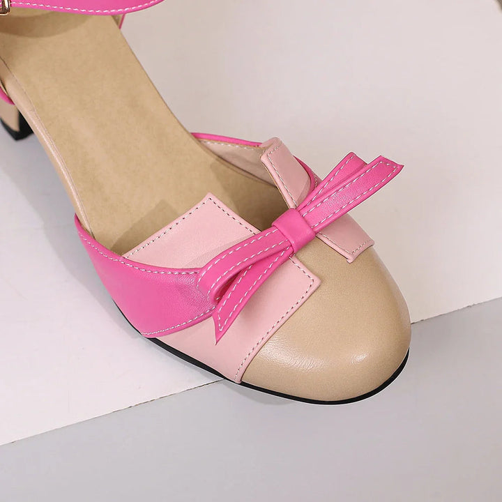 Mila Bow Tie Heels - Stylish Comfort for Spring & Summer Wear