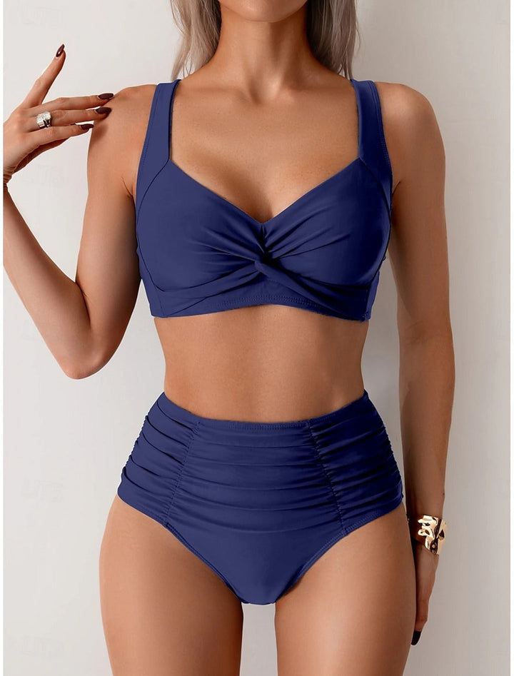 Nicole - Ruched Fabric Bikini