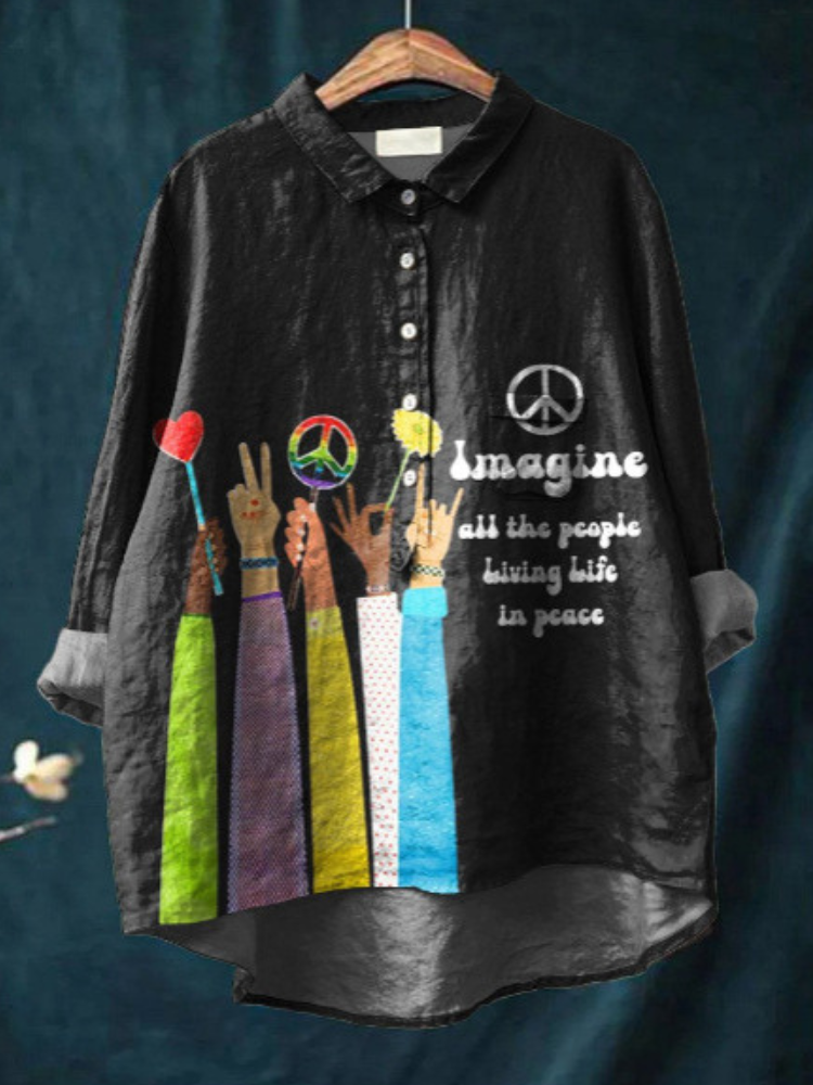 Peace | Hippie Vintage Art Blouses