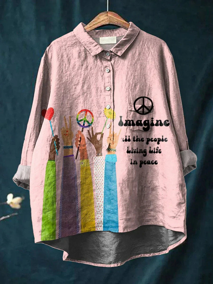 Peace | Hippie Vintage Art Blouses