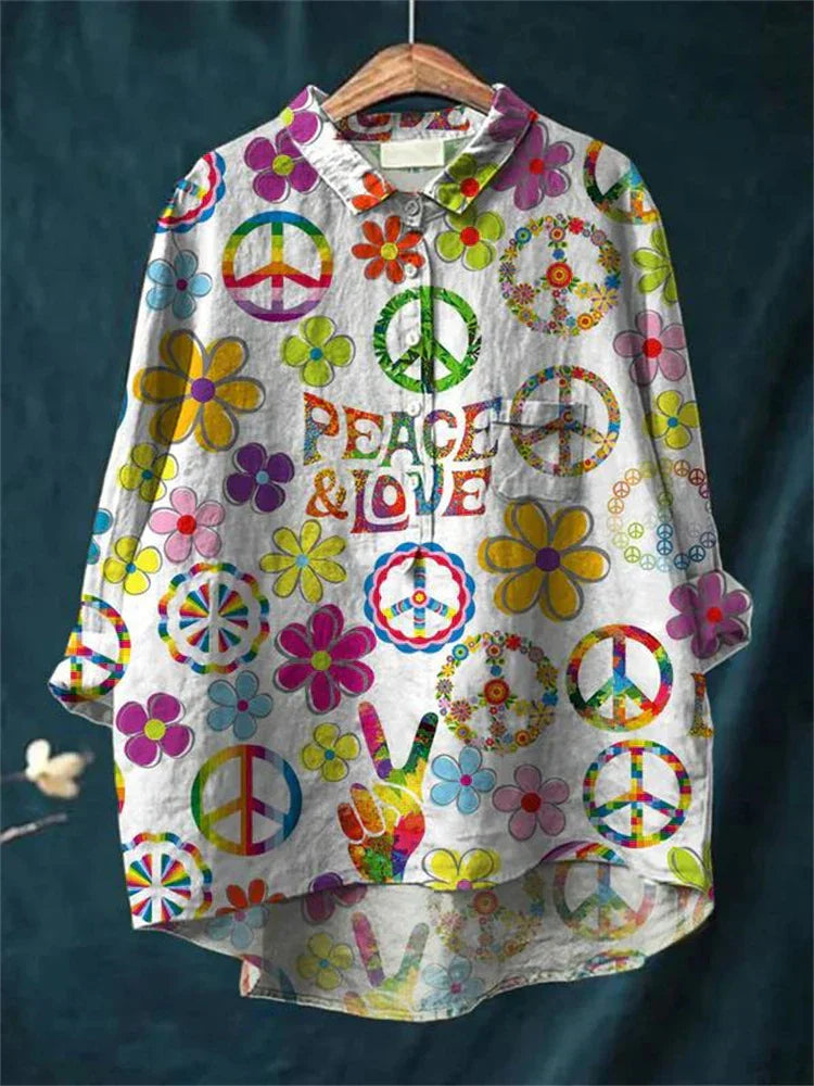 Peace | Hippie Vintage Art Blouses