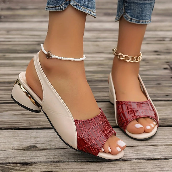 Ventina Mid Heels - Stylish Comfort with Breathable Design