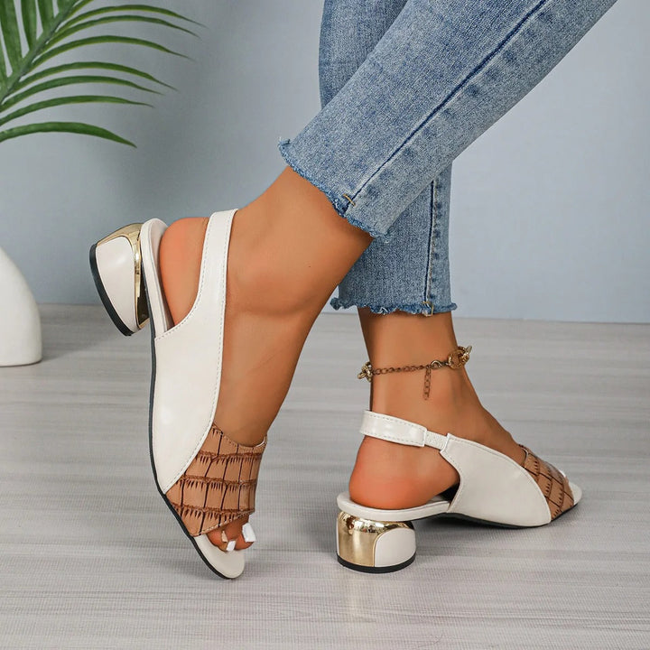 Ventina Mid Heels - Stylish Comfort with Breathable Design