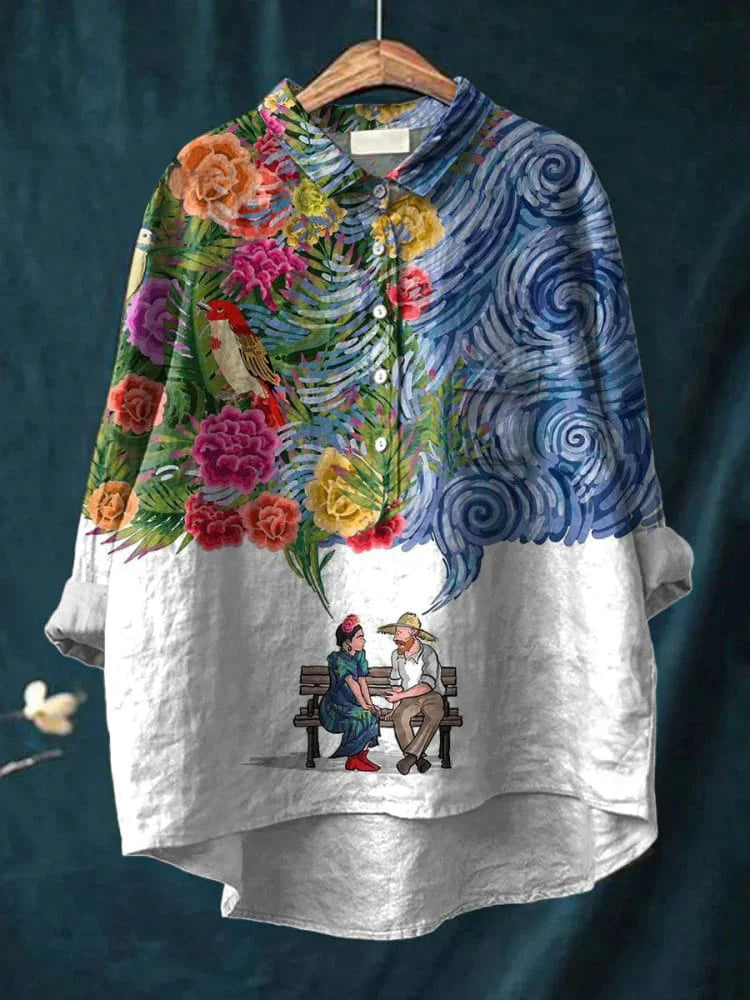 Vincent van Gogh | Vintage Art Blouse