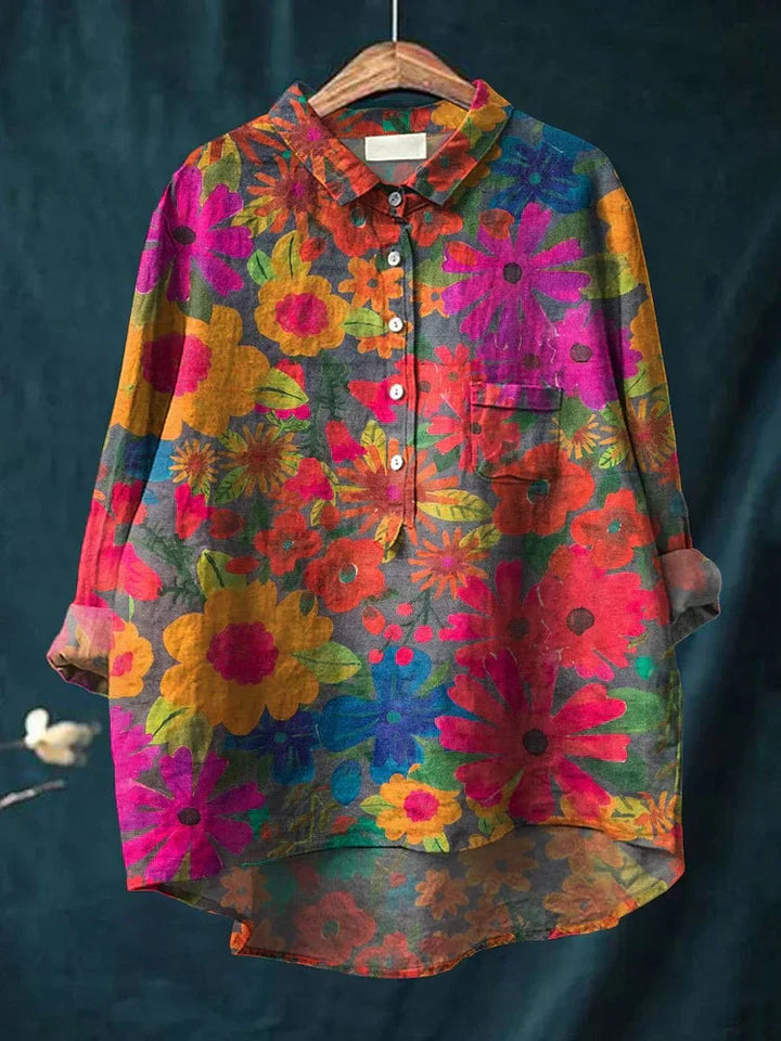 Flower | Plant Vintage Art Blouses