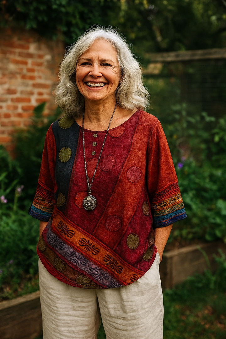 Ysolde™ | Flattering Artistic Top