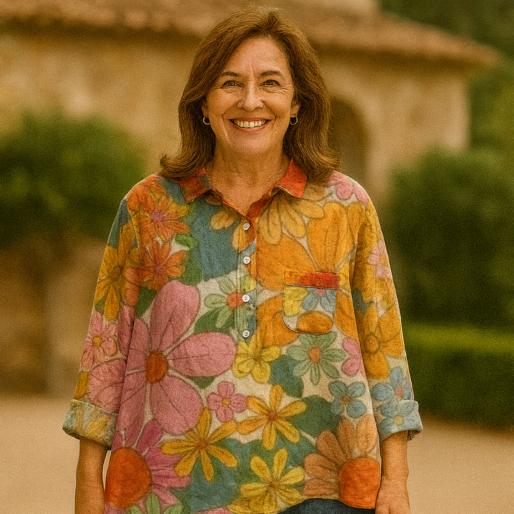 Leila | Floral Vintage Art Blouse
