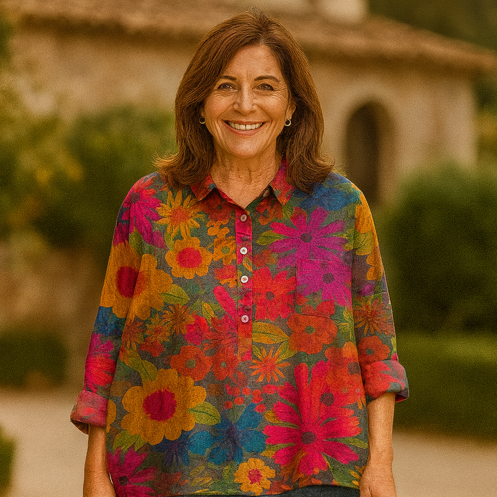 Flower | Plant Vintage Art Blouses