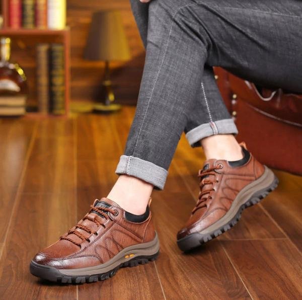 Matt - Hand Stitched Orthopedic Leather Shoes