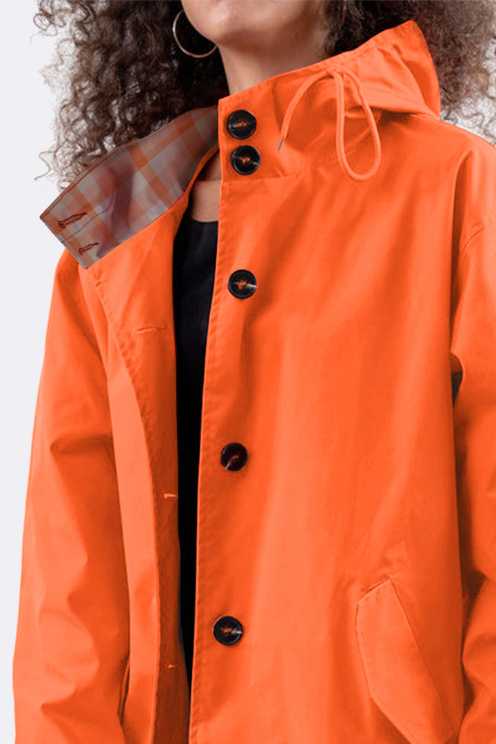 Rachel™ - Water-Resistant Oversized Hooded Windbreaker