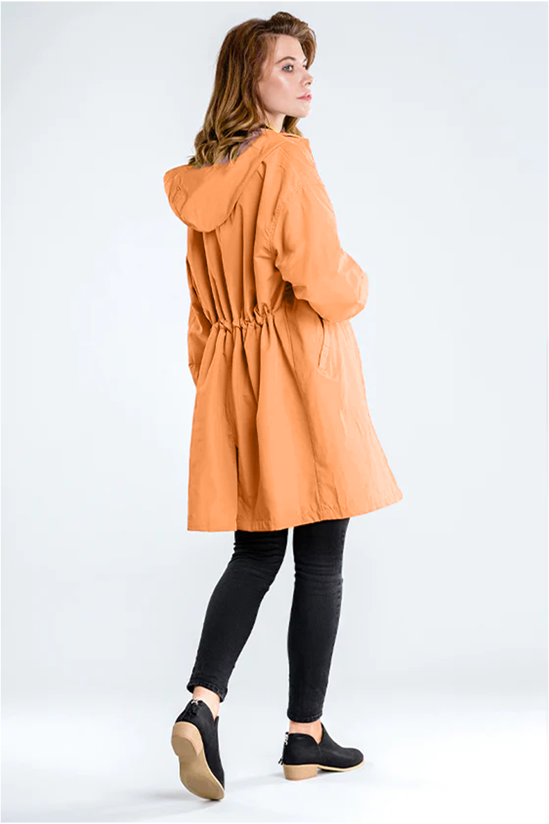 Rachel™ - Water-Resistant Oversized Hooded Windbreaker